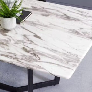 פינת אוכל 6 כסאות שיש