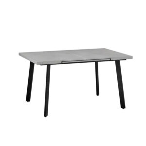 פינת אוכל אפור בטון נפתחת