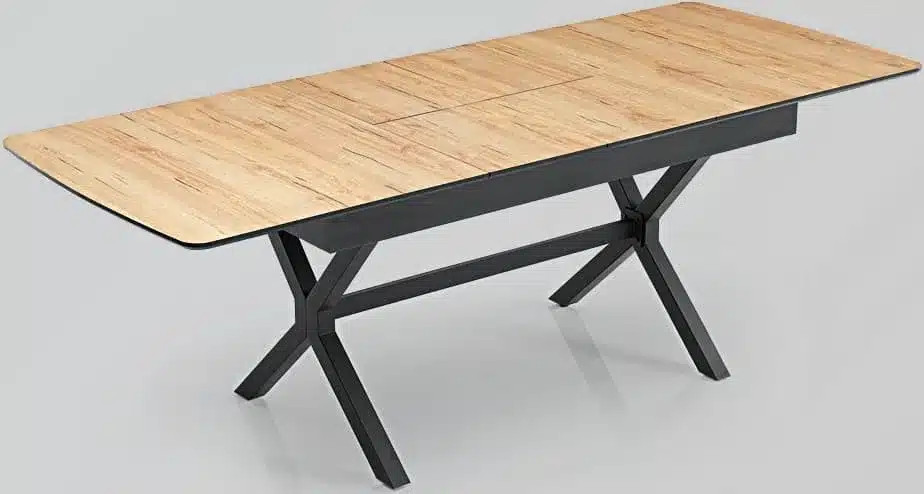 שולחן אוכל גדול נפתח מעץ