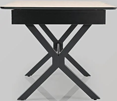 פינת אוכל דמוי שיש שחור