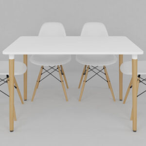 פינת אוכל לבנה בזול