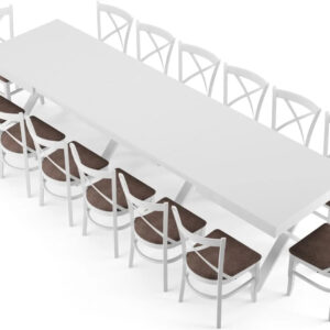 שולחן אוכל נפתח ל-20 איש