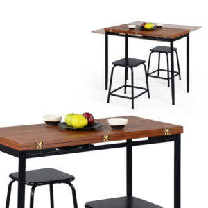 שולחן אוכל נפתח מעץ