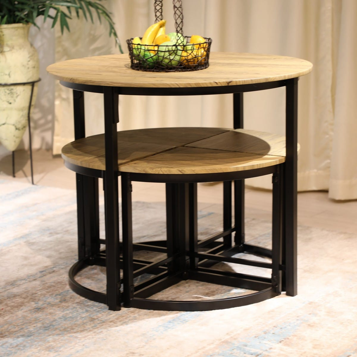 -עגול-זול-כולל-4-כסאות_4.jpg שולחן אוכל עגול זול כולל 4 כסאות