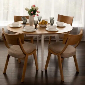 שולחן אוכל עגול נפתחת