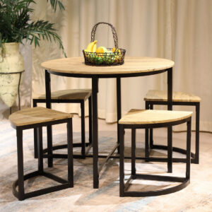 פינת אוכל עגולה סטייל מאסטר רהיטים