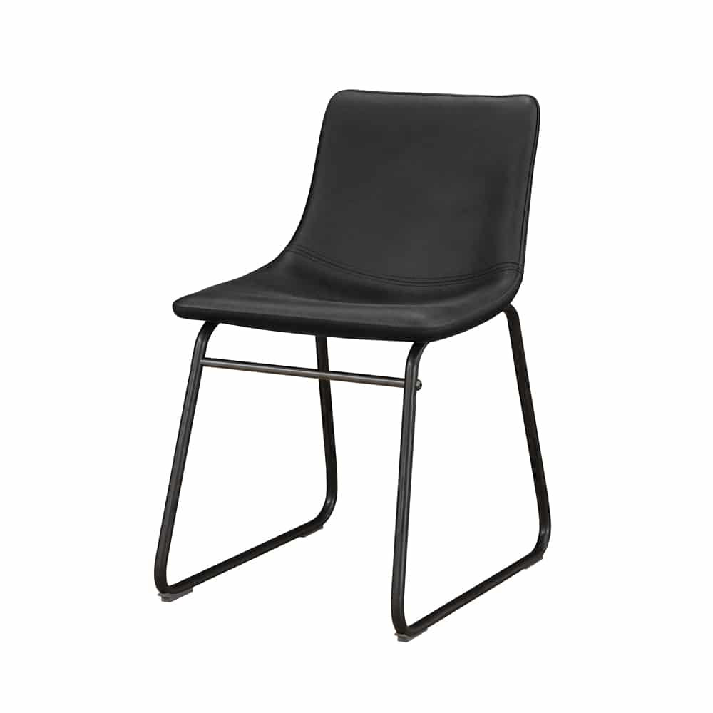 כסא אוכל שחור