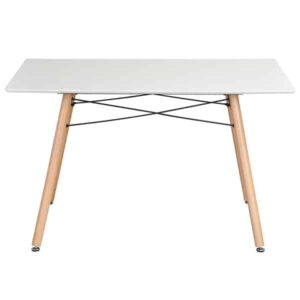 שולחן לבן לפינת אוכל או למטבי