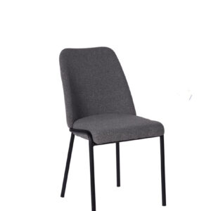 כסאות לפינת אוכל בבד אפור