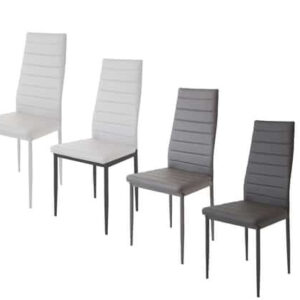 כסאות לפינת אוכל לבנים