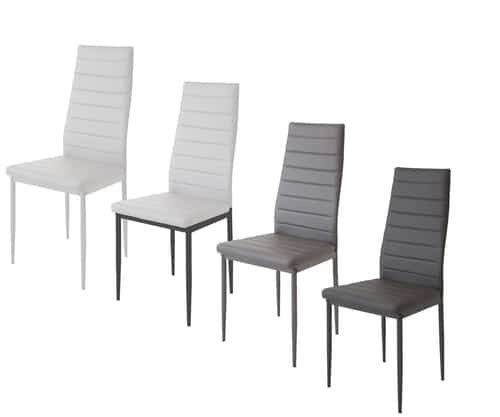 כסאות לפינת אוכל לבנים