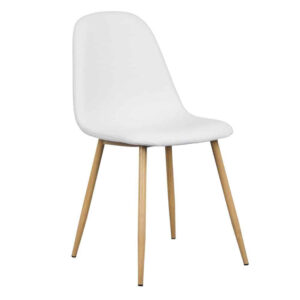 כסאות לפינת אוכל מעוצבים לבן