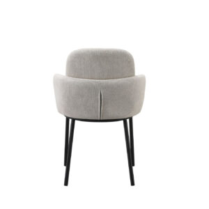 כסאות מועצבים לפינת אוכל אפור בהיר חיסול