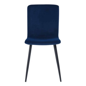 כסא מעוצב לפינת אוכל כחול כהה