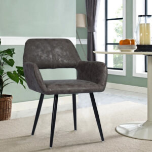 כסאות מעוצבים בגוון – אפור שחור (3)