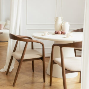 כסאות מעוצבים מעץ מלא לפינת אוכל