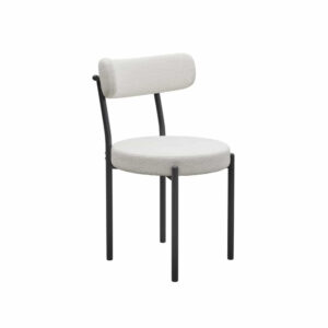 כסאות מעוצבת בצבע שמנת