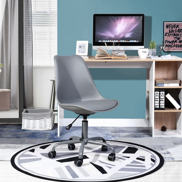 כסא משרדי אפור מעוצב