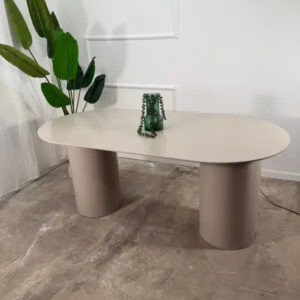 שולחן פינות בגוון בז מוקה