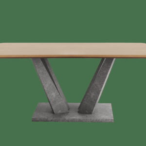 שולחן פינת אוכל אבן משולב עץ