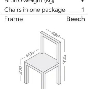 כיסא פינת אוכל ביץ