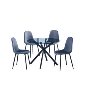 שולחן פינת אוכל עגול כולל כסאות