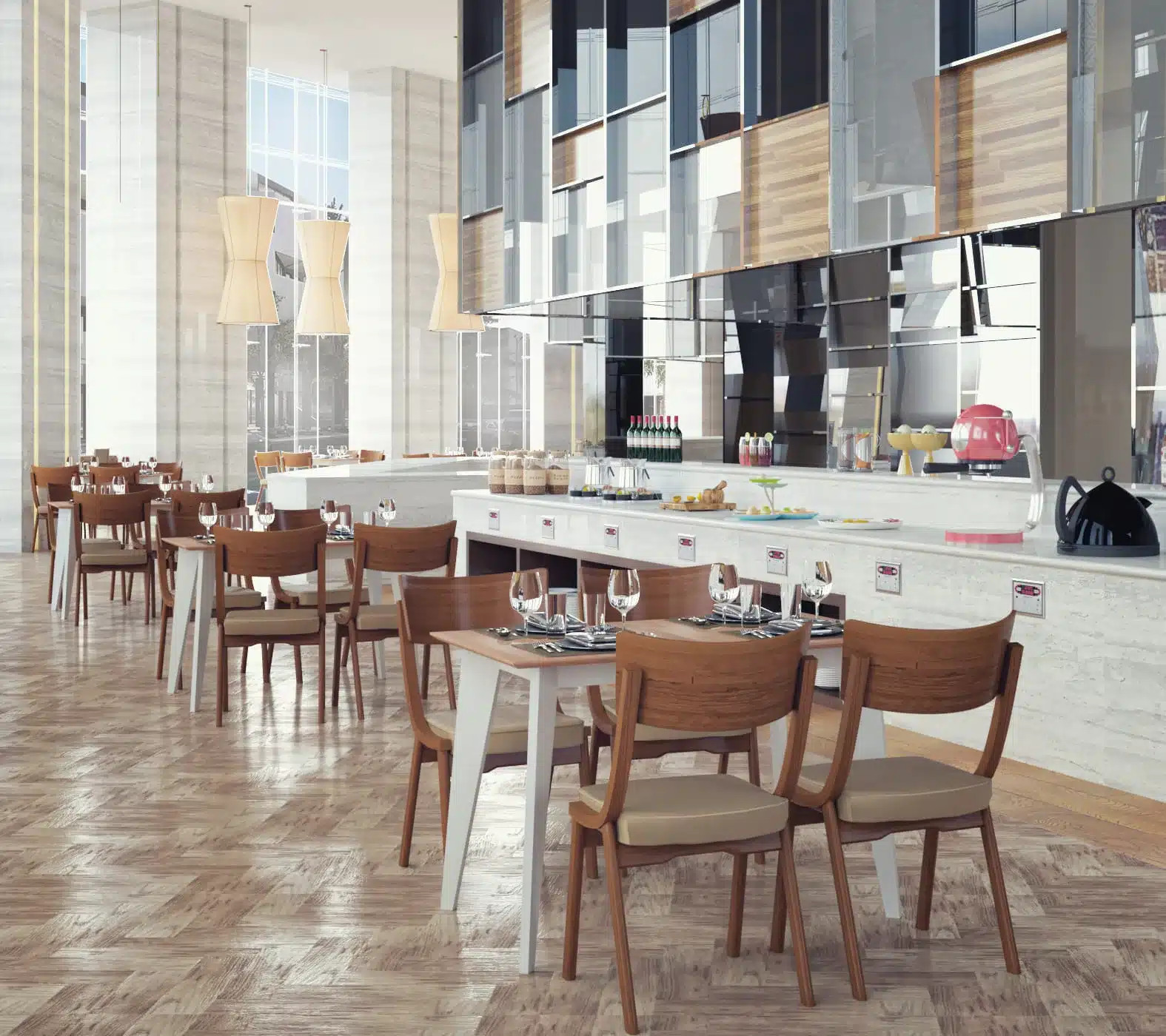 כיסא פינת אוכל רגליים מעץ חיסול מלאי