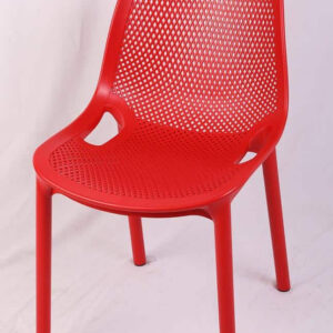 כסאות פלסטיק אדום