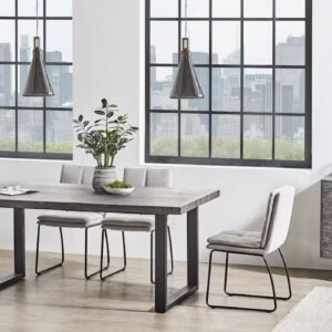 סט שולחן ו- 6 כסאות לפינת אוכל במבצע