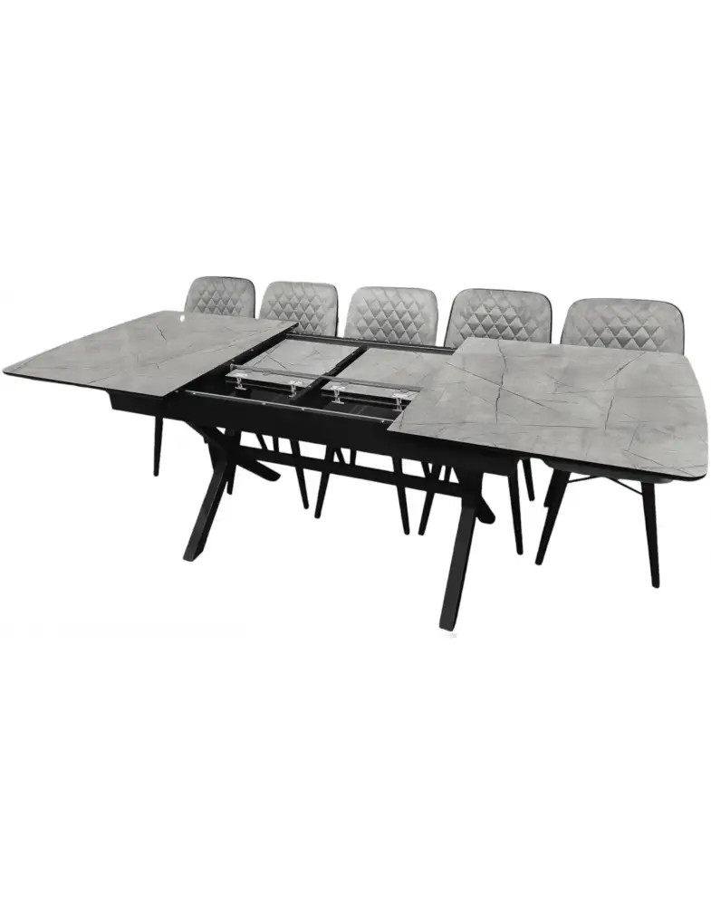 שולחן שיש נפתח