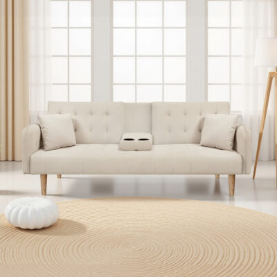 ספה תלת מושבית נפתחת למיטה